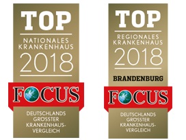 Focus Siegel 2018 Top Nationales & Regionales Krankenhaus