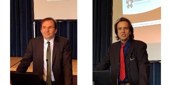 Prof. Schreiber (links), Prof. Ewald (rechts)