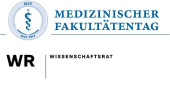 Logos des Medizinischen Fakultätentag und des Wissenschaftsrats