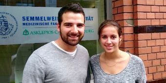 ACH-Student Matthias Zäck und ACH-Studentin Juliane Rieß ACH-Student Matthias Zäck und ACH-Studentin Juliane Rieß