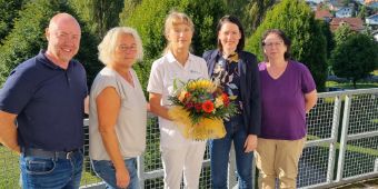 Begrüßung der neuen Chefärztin Frau Dr. med. Livia Hertelendy-Vogl