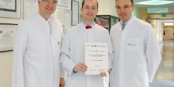 Medizinpreis Dr. Weber Prof. Grifka, Dr. Weber und Prof. Renkawitz