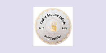 Aktion Saubere Hände Gold Zertifikat Aktion Saubere Hände