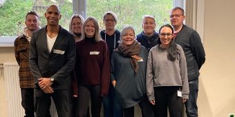 Das Bild zeigt die Teilnehmer:innen des Deeskalationstrainings