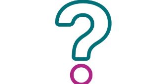 Frage Es ist ein Fragezeichen Piktogramm abgebildet
