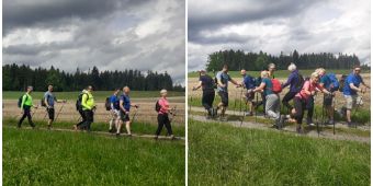 Yogilates- und Nordic Walking Gruppe