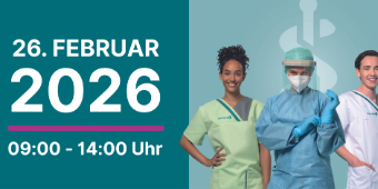 Grafik zum Tag der offenen Tür 2026 am 26. Februar 2026 von 09 - 14 Uhr