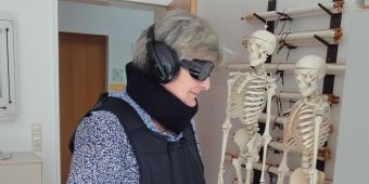 Lehrerin im Selbstversuch an der Beruflichen Schule Pasewalk Foto: Lehrerin im Selbstversuch an der Beruflichen Schule Pasewalk