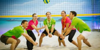 Asklepios Team beim Beachvolleyball