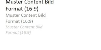 Muster Content Bild Bild: Muster Content Bild (16:9)