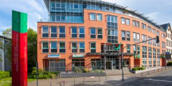Gebäude Asklepios Gesundheitszentrum Außenansicht des AGZ Hauses