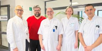 .  Chefarzt Prof. Dr.med. Karl Jürgen Oldhafer, Asklepios Regionalgeschäftsführer Florian Nachtwey, Chefarzt Dr. med. Udo Kronberg, Ärztliche Direktorin Dr. med. Larissa Henze, Chefarzt Sharif Daudi