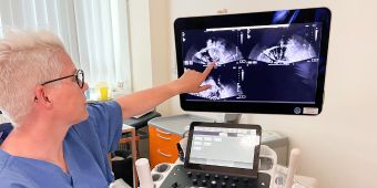 Ultraschallbild von einem Myom
