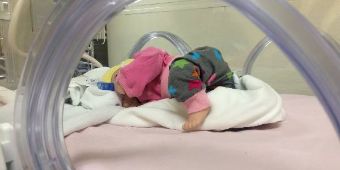 Kinaesthetics Infant Handling Bild: Kinaesthetics Infant Handling Baby im Inkubator