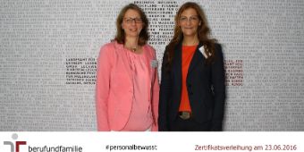 Zertifikatsverleihung Beruf und Familie 2016 Beruf und Familie 2016