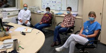 FOTO: Vier Teilnehmer der ersten virtuellen ADP Treffens