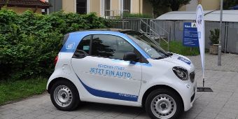 car2go an der Asklepios Klinik St. Georg Foto car2go