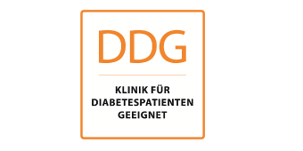 Download Logo DDG Klinik für Diabetespatienten geeignet