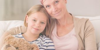 Krebspatientin mit Kind