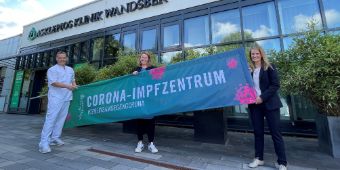 Direktorium der AK Wandsbke bei der Einweihung des Impfzentrums Direktorium der AK Wandsbke bei der Einweihung des Impfzentrums