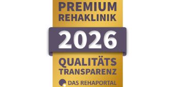 Auf dem Bild ist das Qualitaetskliniken Siegel für das Jahr 2026