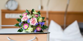 Blumen für Besuchszeiten Bild: Blumenstrauß