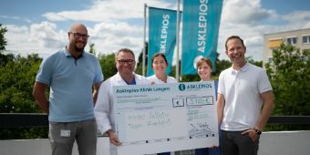 Scheckübergabe an KinderPalliativTeam Scheckübergabe an KinderPalliativTeam