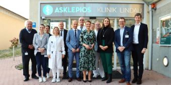 Gesundheitsministerin Judith Gerlach zu Besuch in der Asklepios Klinik Lindau