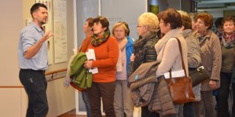 Besuch Bauernverband Pflegedienstleister Jürgen Lang mit den Senioren des BBV