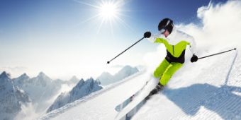 Skifahrer Wintersport