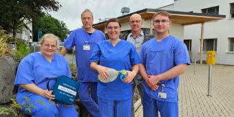 Das Bild zeigt die Mitglieder vom Training