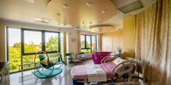 Kreissaal in der Geburtsklinik vom Asklepios Klinikum Uckermark in Schwedt