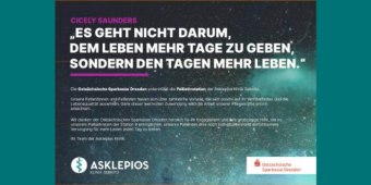 Engagement Ostsächsische Sparkasse Dresden für Palliativstation in Sebnitz