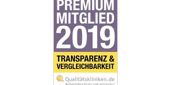 Logo Qualitätskliniken.de 2019