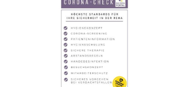 Übersicht Anforderungen Corona-Check