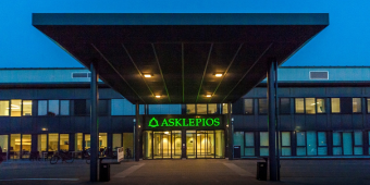 Eingang Asklepios Fachklinikum Uckermark