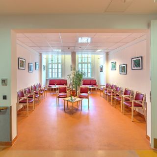 Wartebereich Ambulanz Neurologie Brandenburg