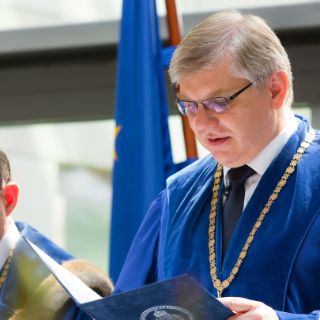 Senatssitzung: Prof. Szél, Prof. Hunyady