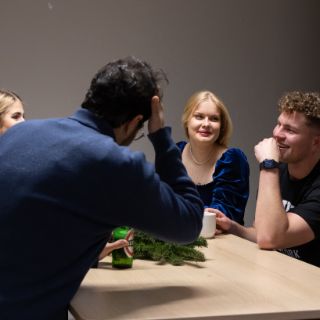 ACH Weihnachtsfeier 2024 Gruppe Tisch