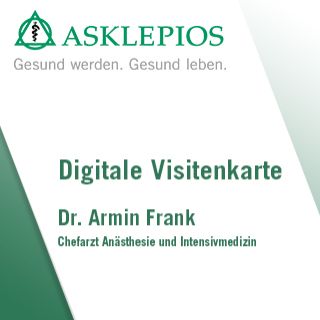 Digitale Visitenkarte Dr. Armin Frank