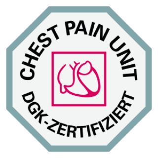 Bild: Logo der zertifizierten Chest Pain Unit