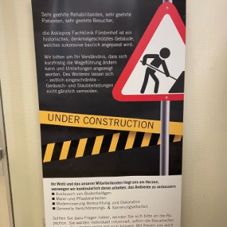 Bild: Plakat Baustelle