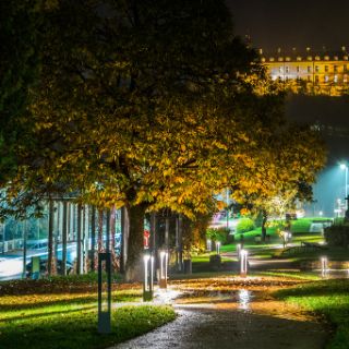 Bad Wildungen Lichter nachts