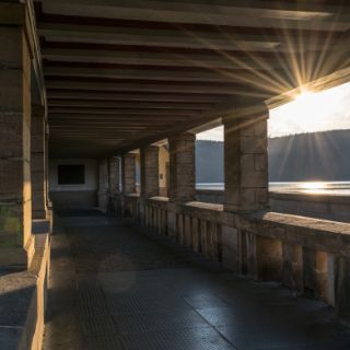 Der Edersee im Sonnenlicht