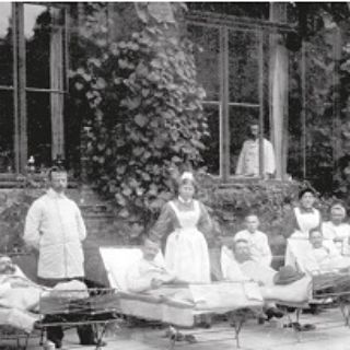 Mitarbeiter und Patienten
