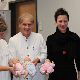 Fr. Ludwig, Fr. Dr. Schmidtke und Hr. Dr. Schwärzler