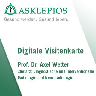 Visitenkarte Prof. Dr. Axel Wetter 