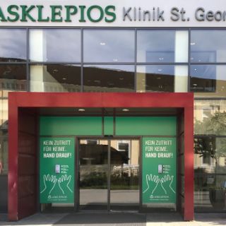 Foto Hinweis zur Händedesinfektion