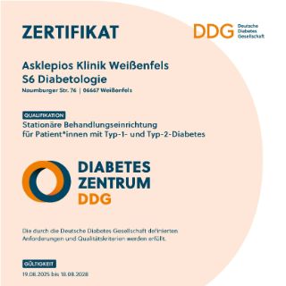 2025_Urkunde Diabeteszentrum