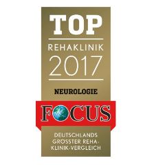 Focus Siegel Top Rehakliniken 2017 Auszeichnung